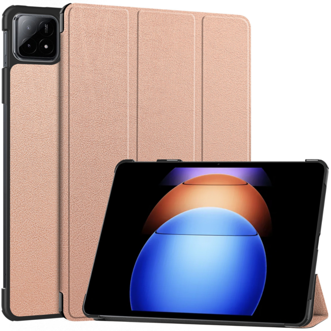 Tablet hoes geschikt voor de Xiaomi Pad 6S Pro - Rose Goud