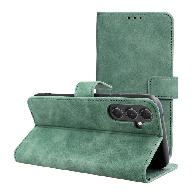 Hoesje voor Samsung Galaxy A54 5G - Tender Book Case - Groen