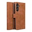 Hoesje voor Samsung Galaxy S23 FE - Tender Book Case - Bruin