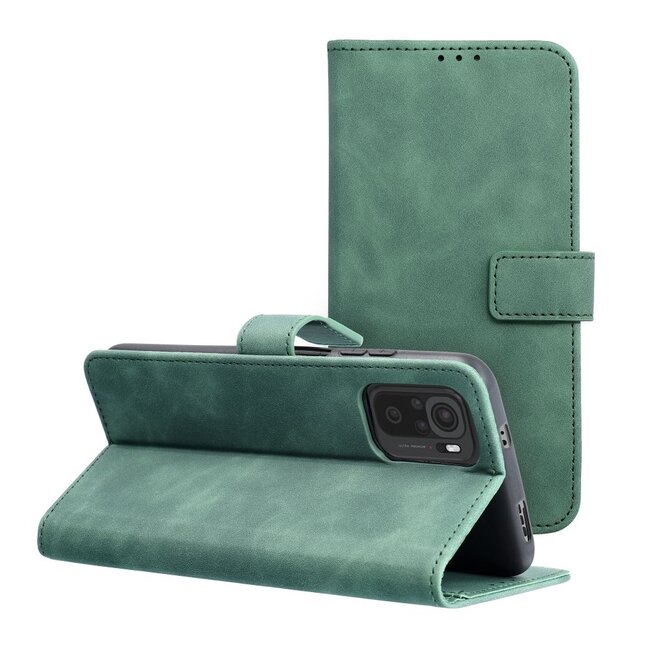 Hoesje voor Xiaomi Redmi Note 11 / 11S - Tender Book Case - Groen