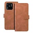 Hoesje voor Xiaomi Redmi 10C - Tender Book Case - Bruin