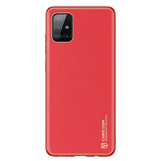 Dux Ducis Hoesje voor Samsung Galaxy A51 -  - Rood