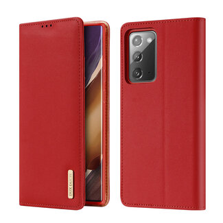Dux Ducis Hoesje voor Samsung Galaxy Note 20 -  - Rood