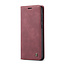 Caseme - Telefoonhoesje geschikt voor Samsung Galaxy S24 - Wallet Book Case - Met Magnetische Sluiting - Rood