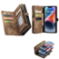 CaseMe - Telefoonhoesje geschikt voor Apple iPhone 14 Pro Max - 2 in 1 Book Case en Back Cover - Bruin