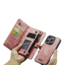 CaseMe - Telefoonhoesje geschikt voor Apple iPhone 14 Pro Max - 2 in 1 Book Case en Back Cover - Roze