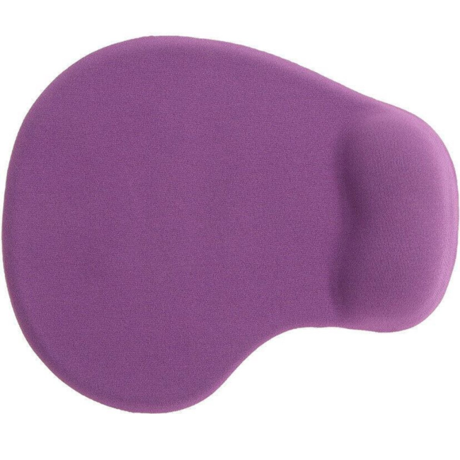 Ergonomic Mouse Pad - Mouse pad with gel wrist support - Purple