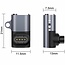 2-Pack - 90 graden Oplaad Connector geschikt voor Garmin Smartwatch - USB-C naar Garmin voeding adapter - USB Adapter - Oplader - Zwart