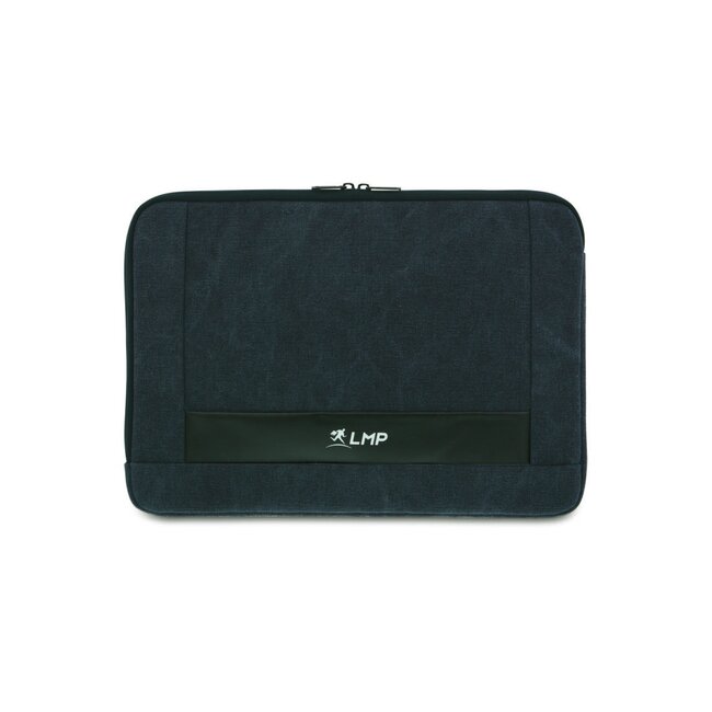 LMP - Laptop Sleeve geschikt voor MacBook Air 13 inch en Macbook Pro 13 / 14 Inch - Canvas Sleeve 440 - Donker Blauw
