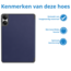 Tablet hoes geschikt voor de Xiaomi Redmi Pad Pro (2024) - Donker Blauw