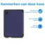 E-readerhoes geschikt voor Kobo Clara BW / Kobo Clara Colour - TPU - Donker Blauw