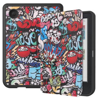 Cover2day E-readerhoes geschikt voor Kobo Clara BW / Kobo Clara Colour - TPU - Graffiti