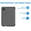 E-readerhoes geschikt voor Kobo Clara BW / Kobo Clara Colour - TPU - Grijs