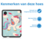 E-readerhoes geschikt voor Kobo Clara BW / Kobo Clara Colour - TPU - Eenhoorn