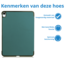 Tablet hoes geschikt voor de Apple iPad Air 13 (2024) - Donker Groen