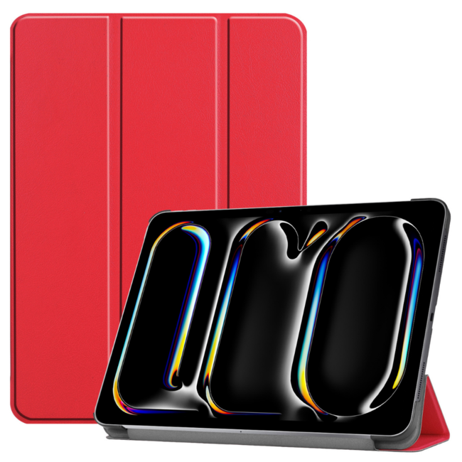 Tablet hoes geschikt voor de Apple iPad Pro 13 (2024) - Rood