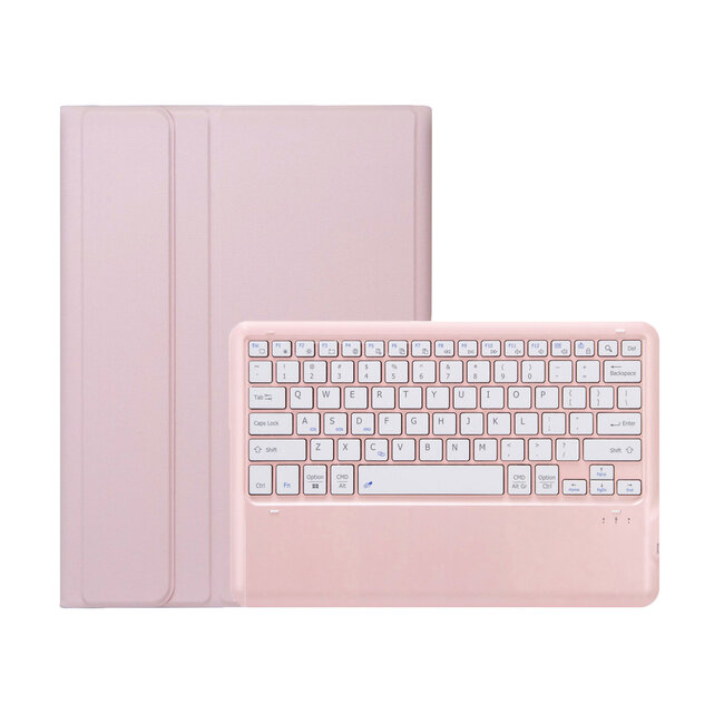 Cover2day - Bluetooth Toetsenbord hoes geschikt voor Apple iPad Pro 13 (2024) - QWERTY - Auto Wake/Sleep functie - Met Pencil Houder - Roze