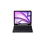 Case2go - Bluetooth Toetsenbord hoes geschikt voor Apple iPad Air 13 (2024/2025) / Apple iPad Pro 12.9 (2018/2020/2021/2022) - QWERTY - Auto Wake/Sleep functie - Met Pencil Houder - Donker Blauw