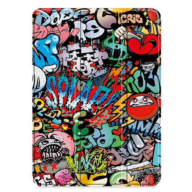 Tablet hoes geschikt voor de Apple iPad Pro (2024) - Graffiti
