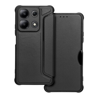 Cover2day Case2go - Hoesje geschikt voor Xiaomi Redmi Note 13 4G - Schokbestendige Book Case - Zwart