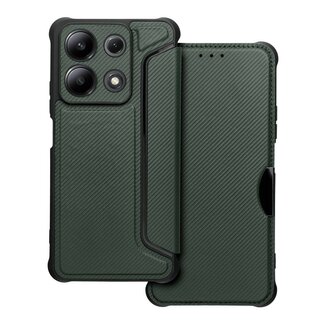 Cover2day Case2go - Hoesje geschikt voor Xiaomi Redmi Note 13 4G - Schokbestendige Book Case - Donker Groen