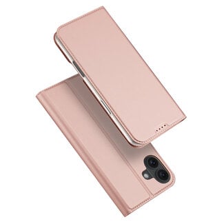 Dux Ducis Hoesje voor Apple iPhone 16 Plus -  - Rosé Goud