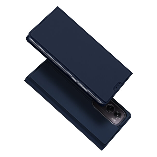 Dux Ducis - Telefoon Hoesje geschikt voor Oppo Reno 12 Pro - Skin Pro - Book Case - Blauw