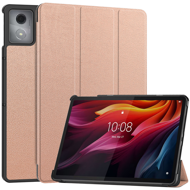 Tablet hoes geschikt voor de Lenovo Tab K11 Plus - Rose Goud