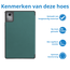 Tablet hoes geschikt voor de Lenovo Tab K11 Plus - Donker Groen