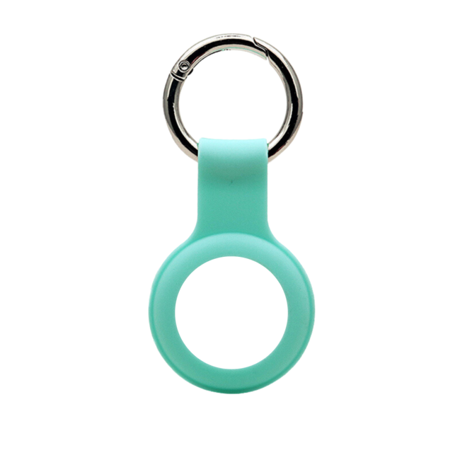 Apple AirTag Keychain - Silicone AirTag Case - AirTag pendant - Turquoise