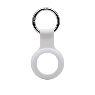 Cover2day Apple AirTag Keychain - Silicone AirTag Case - AirTag pendant - White