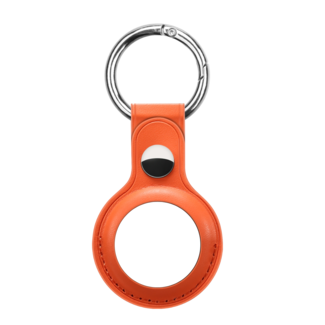 Cover2day Apple AirTag Keychain - PU Leather AirTag Pendant - AirTag Apple Case - Orange