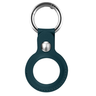Cover2day Apple AirTag Keychain - PU Leather AirTag Pendant - AirTag Apple Case - Dark Green