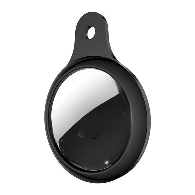Apple AirTag Keychain - AirTag Protective Case - Silicone AirTag Apple Case - Black