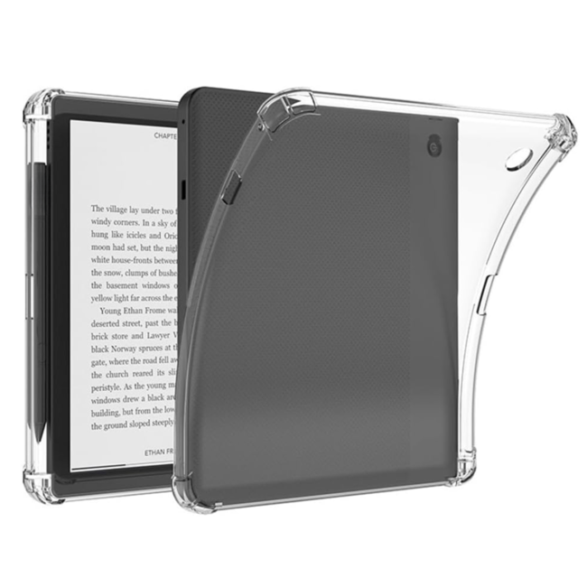 E-readerhoes geschikt voor Kobo Elipsa / Elipsa 2E - Siliconen - Transparant