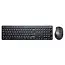 Cover2day - Draadloos Toetsenbord en Muis - QWERTY - 2.4G Keyboard - Met USB Dongle - Universeel - Iron Grey