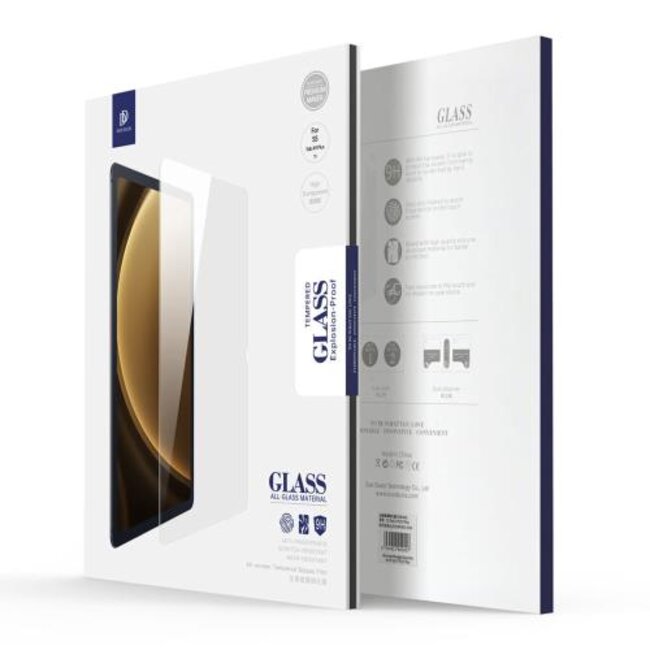 Dux Ducis - 2 Pack - Screenprotector geschikt voor Realme Pad Mini - 8.7 Inch - 2.5D - Tempered Glass Screenprotector - Transparant