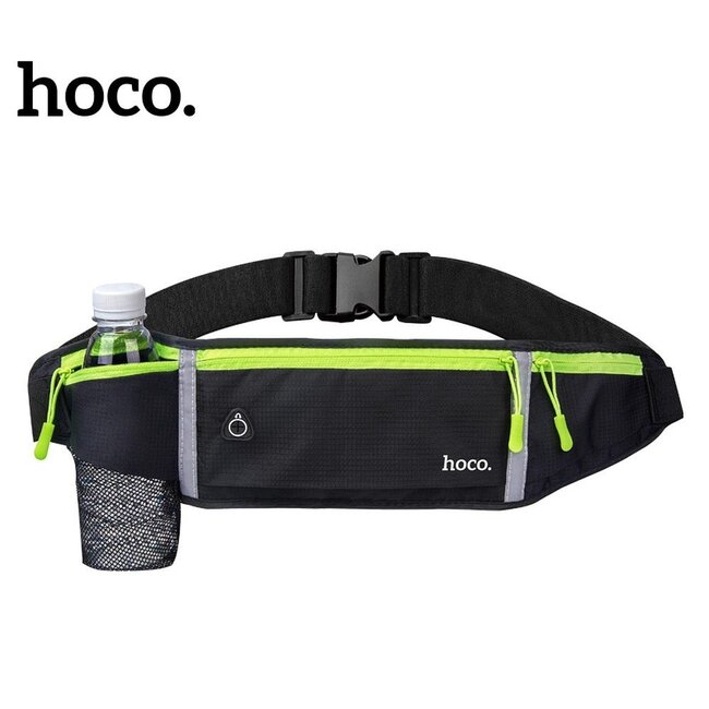 Hoco - Heuptas - Sportband - Hardloop Riem - Hardloop Telefoonhouder - Zwart