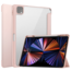 Case2go - Case for iPad Pro 2021 (12.9 Inch) - Tri-fold Back Cover - With Pencil Holder- Pink