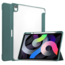 iPad Air 10.9 (2020 / 2022) - Transparante Tri-fold back cover - Donker Groen