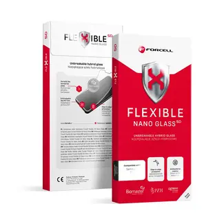 Forcell Forcell - Full cover Screenprotector geschikt voor Samsung Galaxy A54 5G - 5D Tempered Glass - Transparant