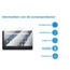 Case2go - Tablet Screenprotector geschikt voor Amazon Fire HD 8 Plus (2022) - Tempered Glass - Case Friendly - Transparant