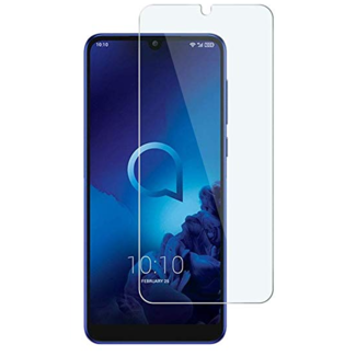 Case2go Case2go - Screenprotector geschikt voor Alcatel 3L (2019) - Tempered Glass Screenprotector - Case-Friendly