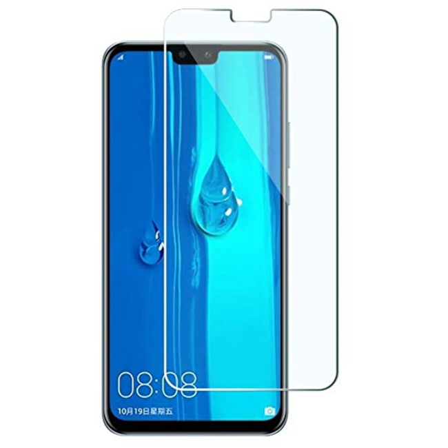 Case2go - Screenprotector geschikt voor Huawei Y9 2019 - Tempered Glass - Case Friendly - Transparant