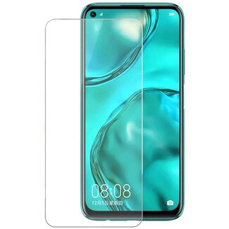 Case2go Case2go - Screenprotector geschikt voor Huawei P40 Lite - Tempered Glass - Case Friendly - Transparant