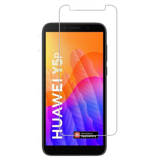 Case2go Case2go - Screenprotector geschikt voor Huawei Y5P - Tempered Glass - Case Friendly - Transparant