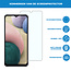 Samsung Galaxy A12 Screenprotector - Tempered Glass Screenprotector - Case-Friendly