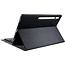 Case2go - Bluetooth Toetsenbord Hoes Geschikt voor Samsung Galaxy Tab S10 Ultra (2024) - Met touchpad en stylus pen houder - QWERTY Keyboard case - Zwart