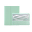 Case2go - Bluetooth Toetsenbord Hoes Geschikt voor Samsung Galaxy Tab S10 Ultra (2024) - Met stylus pen houder - QWERTY Keyboard case - Mint Groen