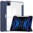 Case2go - Tablet hoes geschikt voor iPad Pro 11 (2024) - Acrylic Trifold case met Pencil houder - 11 Inch - Donker Blauw